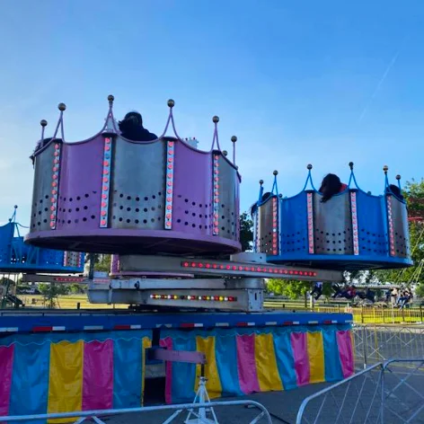 Thrilling carnival ride